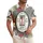 Tropical Patriotic Emblem Hourglass 1776-2026 - USA 250th Anniversary Celebration Hawaiian Shirt - 1