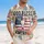 Rugged Flag Deer Skull 'God Bless America' Tropical - USA 250th Anniversary 1776-2026 Hawaiian Shirt - 4