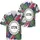 1776 Stars Emblem Tropical USA Flag Pattern - USA 250th Anniversary Independence Day Hawaiian Shirt - 3