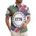 1776 Stars Emblem Tropical USA Flag Pattern - USA 250th Anniversary Independence Day Hawaiian Shirt - 1