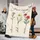 Personalized Custom Mom's Garden Fleece Blanket, Birth Flower Names, Mother's Day Gift - 3