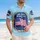 Waving American Flag 1776-2026 - USA 250th Anniversary Patriotic Independence Day Hawaiian Shirt - 4