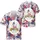 Cartoon Flamingo Commemorative 1776 Emblem - USA 250th Anniversary Patriotic Hawaiian Hawaiian Shirt - 3