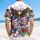 Police Emblem Bald Eagle Thin Blue Line American Flag 1776-2026 - USA 250th Anniversary Hawaiian Shirt - 5