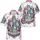 USA Patriotic Icons Tropical Flowers 1776 Flag - USA 250th Anniversary Freedom Celebration Hawaiian Shirt - 3