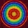 Stained Glass Concentric Spiral Mosaic Rainbow Jewel Tones Tiffany Style Square Glass Tiles Stained Glass Suncatcher - 5
