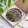 Tiffany Style Stained Glass Flower Bouquet Antique Books - Floral Art Decor for Book Lovers Stained Glass Suncatcher - 3