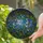 Forget-Me-Not Flowers Tiffany Style Stained Glass Art Jewel Tone Dense Garden Bloom Stained Glass Suncatcher - 1