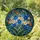 Tiffany Glass Forget-Me-Not Flowers Blue Cream Orange Mosaic - Luminous Jewel Tone Decor Stained Glass Suncatcher - 2