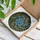 Blue Forget-Me-Not Flowers Tiffany Glass Stained Translucent Jewel Floral Art Stained Glass Suncatcher - 3