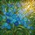 Forget-Me-Not Stained Glass Tiffany Art - Intricate Mosaic Floral Bloom Jewel Tones Stained Glass Suncatcher - 5