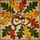 Oak Acorn Branch Leaves Tiffany Stained Glass Mosaic - Glowing Translucent Jewel Tones Stained Glass Suncatcher - 5