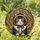 Black White Tabby Kitten Hooded Costume Golden Eyes Tiffany Stained Glass Mosaic Stained Glass Suncatcher - 2