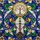 Golden Tree of Life Chakra Stones Gemstone Tiffany Stained Glass Luminous Jewel Tone Mosaic Stained Glass Suncatcher - 5
