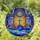 Religious Stained Glass Cross Mountain Sunburst Gothic Cathedral Rose Window Art Stained Glass Suncatcher - 2