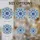 Intricate Tiffany Style Stained Glass Floral Mandala Medallion, Blue Scrollwork Mosaic Stained Glass Suncatcher - 4