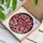Radiant Heart Stained Glass Mosaic - Tiffany Style Jewel Tones Red Pink White Leaf Pattern Stained Glass Suncatcher - 3