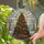 Grand Christmas Tree Stained Glass Window with Holiday Presents - Winter Decor Gift Stained Glass Suncatcher - 1
