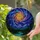 Cosmic Vortex Galaxy Stained Glass - Tiffany Style Mountain Forest River Landscape Art Stained Glass Suncatcher - 1