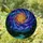 Cosmic Vortex Galaxy Stained Glass - Tiffany Style Mountain Forest River Landscape Art Stained Glass Suncatcher - 2