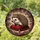 Regal Hedgehog Golden Crown Stained Glass - Jewel Tone Animal Art Gift Stained Glass Suncatcher - 2