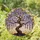 Gnarled Wisteria Tree Stained Glass Floral Art - Luminous Tiffany Window Home Decor Stained Glass Suncatcher - 2
