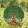 Tree of Life Stained Glass Artwork - Tiffany Style Jewel Tone Gnarled Roots Emerald Green Stained Glass Suncatcher - 2