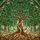 Tree of Life Stained Glass Artwork - Tiffany Style Jewel Tone Gnarled Roots Emerald Green Stained Glass Suncatcher - 5