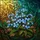 Forget-Me-Not Flowers Tiffany Stained Glass Mosaic Art - Deep Jewel Tone Floral Home Decor Stained Glass Suncatcher - 5