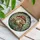 Mushroom Dwelling Toadstool Forest Stained Glass Tiffany Style Emerald Foliage Art Stained Glass Suncatcher - 3