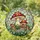 Mushroom Dwelling Toadstool Forest Stained Glass Tiffany Style Emerald Foliage Art Stained Glass Suncatcher - 2