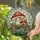 Mushroom Dwelling Toadstool Forest Stained Glass Tiffany Style Emerald Foliage Art Stained Glass Suncatcher - 1