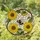 Fuzzy Bumblebee Translucent Wings Stained Glass Yellow Flowers Intricate Tiffany Mosaic Stained Glass Suncatcher - 2