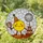 Yellow Character Party Hat Disco Ball Birthday Cake Paddle - Celebration Day Gift Stained Glass Suncatcher - 2