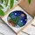 Stained Glass Christmas Tree Starry Night Evergreen Snow Gift Boxes - Holiday Gift Stained Glass Suncatcher - 3