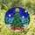 Stained Glass Christmas Tree Starry Night Evergreen Snow Gift Boxes - Holiday Gift Stained Glass Suncatcher - 2