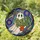 Stained Glass Ghost Monstera Plant Tiffany Style Fenestrated Leaves Terracotta Pot Stained Glass Suncatcher - 2