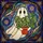 Stained Glass Ghost Monstera Plant Tiffany Style Fenestrated Leaves Terracotta Pot Stained Glass Suncatcher - 5