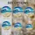 Amelia 2026 Stained Glass Blue Turquoise Ocean Waves Seashell Beach Keepsake Stained Glass Suncatcher - 4
