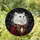 Tiffany Style Persian Cat Stained Glass - Fluffy White Cat Red Jacket Mosaic Art Stained Glass Suncatcher - 2