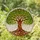 Symmetrical Tree of Life Stained Glass Mosaic - Intricate Jewel Tone Glowing Window Decor Stained Glass Suncatcher - 2