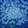 Delicate Forget-Me-Not Flowers Stained Glass Art - Glowing Tiffany Blue Teal Mosaic Stained Glass Suncatcher - 5