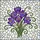 Purple Crocus Flowers Stained Glass Art - Detailed Intricate Tiffany Style Mosaic Stained Glass Suncatcher - 5