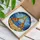 Giraffe Couple Heart Stained Glass Art - Sun Mountain Safari Wildlife Nature Landscape Stained Glass Suncatcher - 3