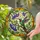 Vibrant Hummingbird Tiffany Stained Glass Flowers Mosaic - Jewel Tone Window Art Gift Stained Glass Suncatcher - 1