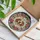 Happy Beagle Dog Stained Glass Mosaic Art - Borns Name & Pink Peonies Floral Wreath Stained Glass Suncatcher - 3