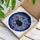 Black Cat Crescent Moon Tiffany Style Stained Glass Celestial Night Sky Decor Gift Stained Glass Suncatcher - 3