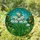 Tiffany Stained Glass Snowdrop Flowers with Green Leaves - Detailed Blue Sky Mosaic Art Stained Glass Suncatcher - 2