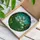Tiffany Stained Glass Snowdrop Flowers with Green Leaves - Detailed Blue Sky Mosaic Art Stained Glass Suncatcher - 3