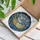 Cartoon Shark Clawfoot Bathtub Stained Glass Art - Mosaic Waves Marine Flora Jewel Tones Stained Glass Suncatcher - 3